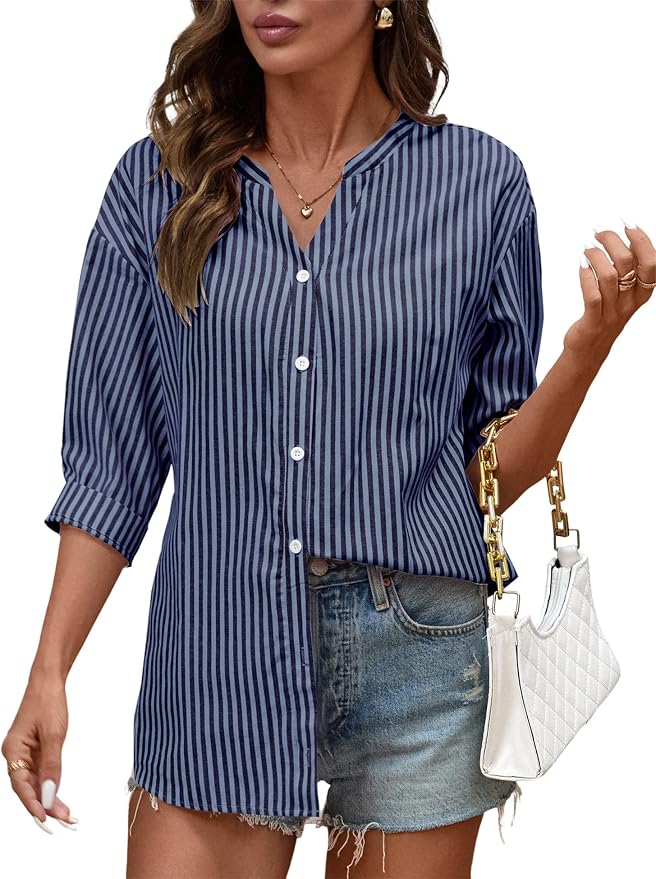Navy Blue Striped