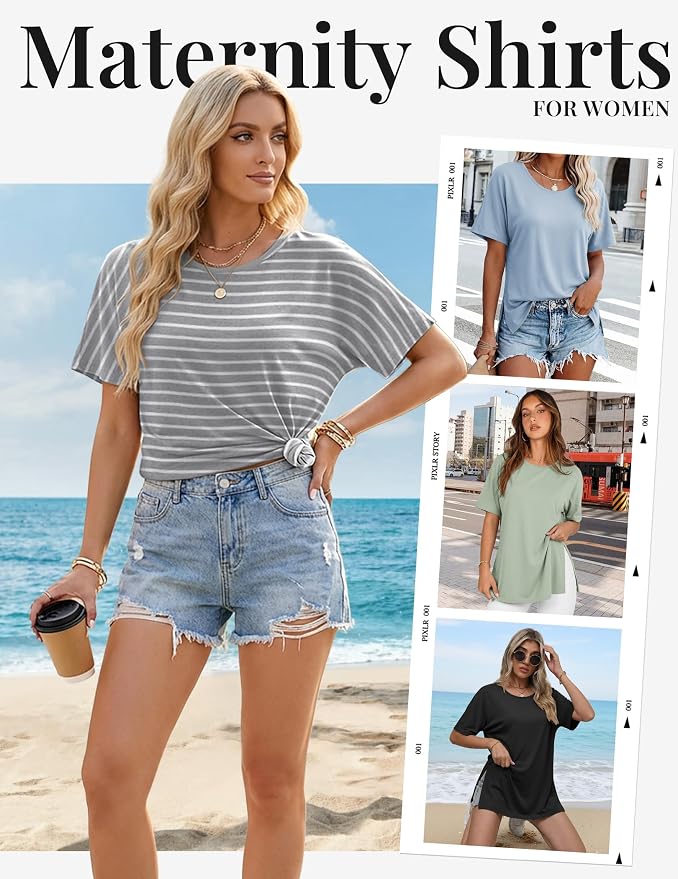 Black/Light Blue/Light Green/Gray White Stripes