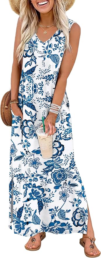Vintage Blue Floral