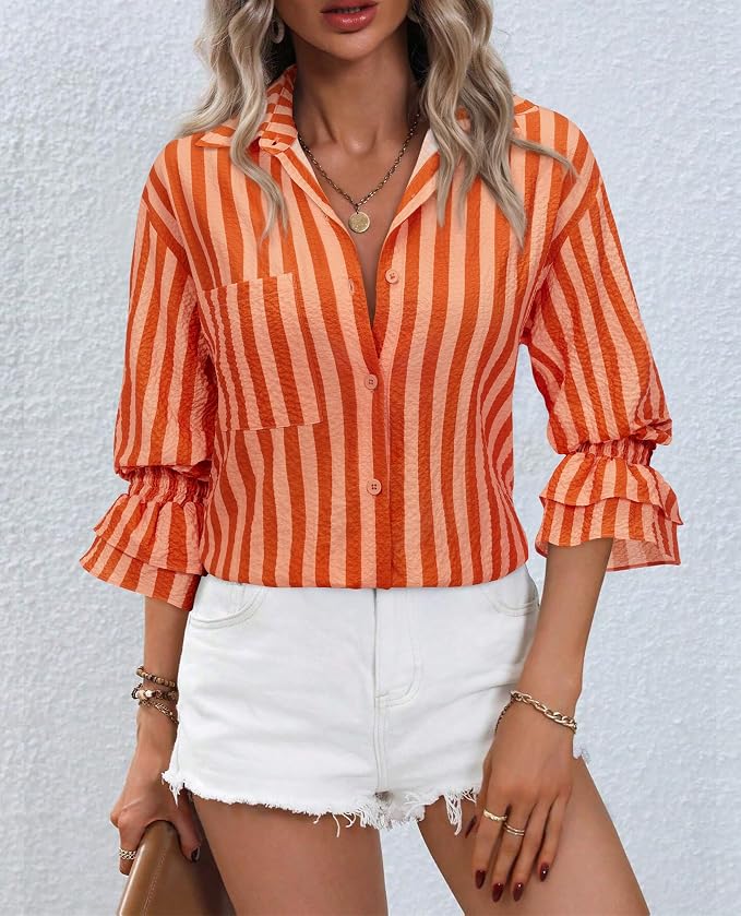 Red and Orange Striped