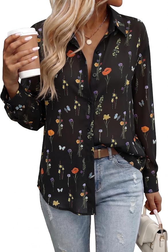Floral Black