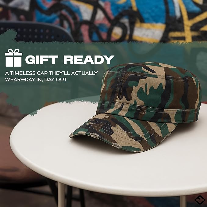 2 Pack: Distressed Khaki & Camo