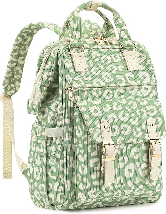 Leopard Matcha Green