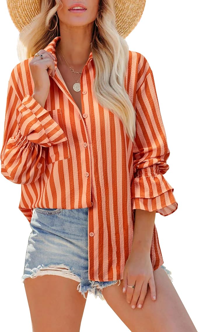 Red and Orange Striped