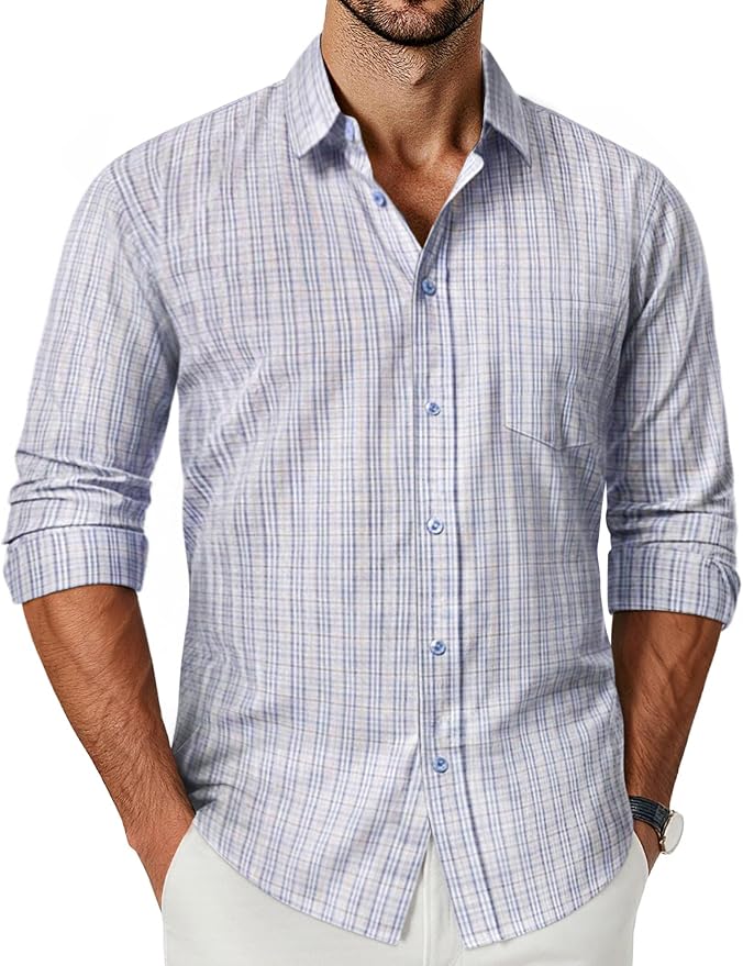 Light Purple and White Checkered