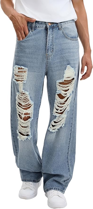 D#medium Indigo Ripped
