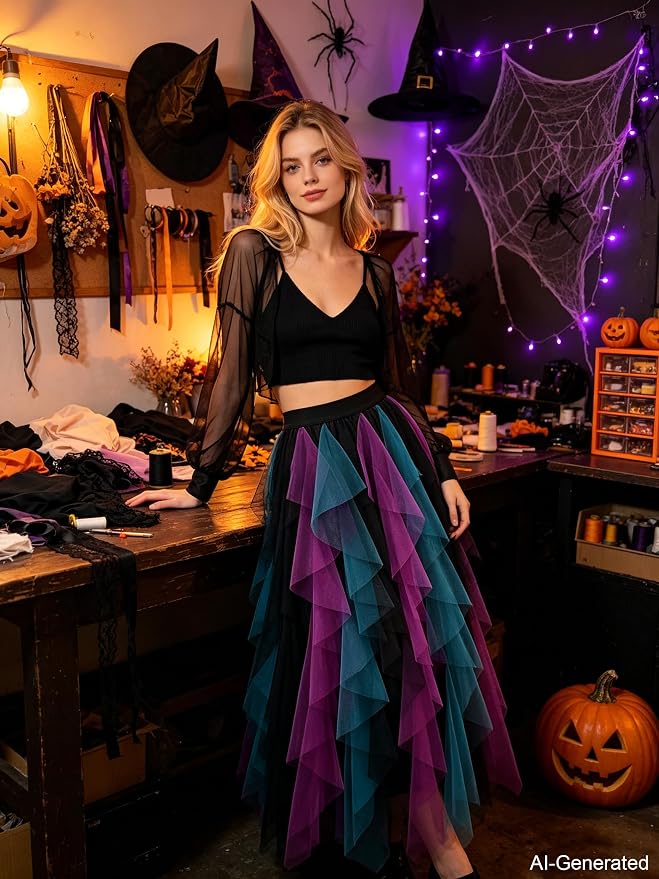 Black Teal Purple