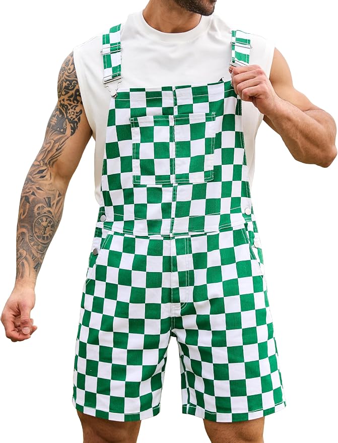 Green Checkered