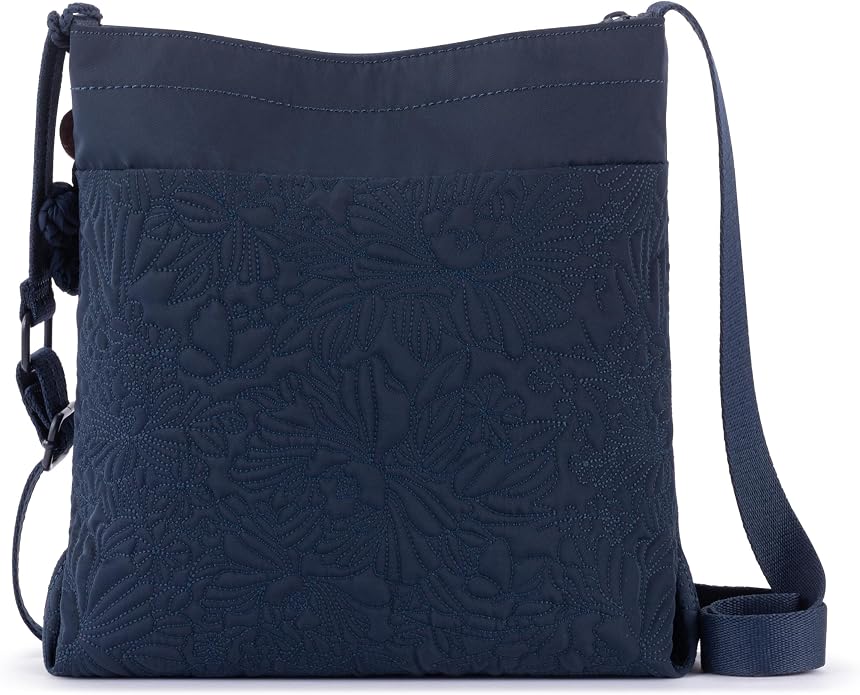 Navy Flower Quilt