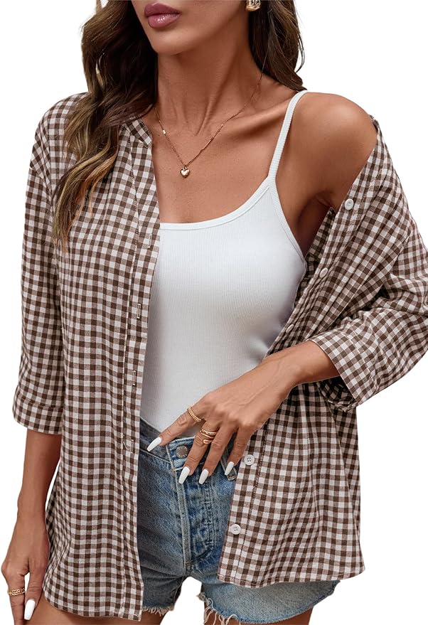 Coffee Gingham