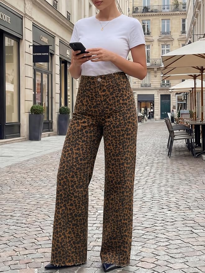 Brown Leopard Print