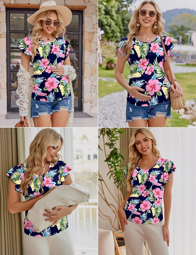 Lake Green / Black / Floral Navy Blue(3pcs)