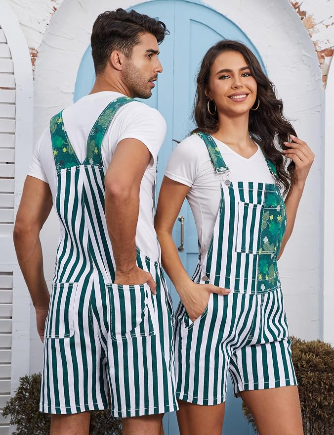 Women/Green White Stripe