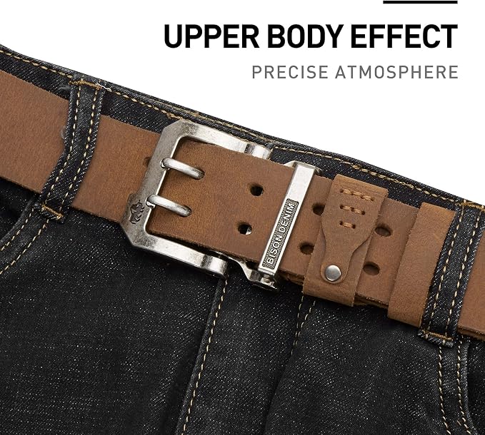W-silver Buckle+brown Belt