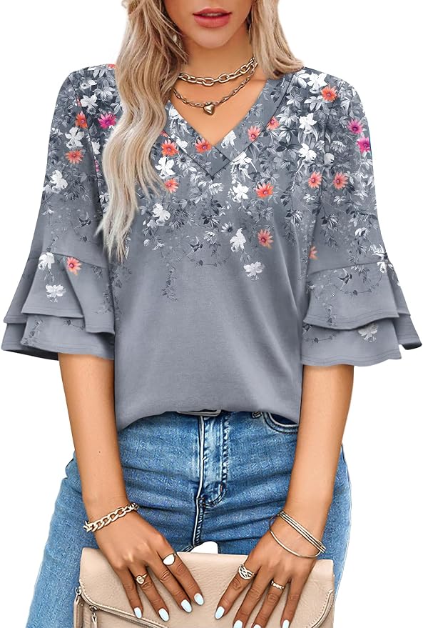 Grey Floral