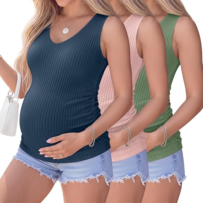Haze Blue, Light Pink, Light Green