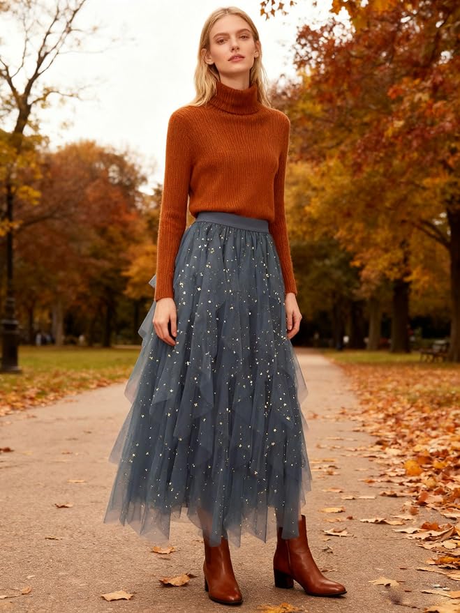 Sequin Grayish Blue
