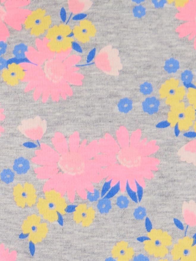 Grey Floral/Navy Dots/Pink Infant
