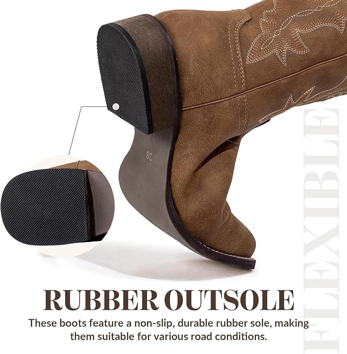 Wide Calf-brown
