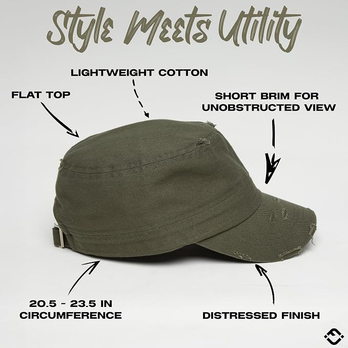 2 Pack: Distressed Olive, Charcoal