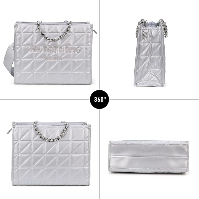 Silver-quilted