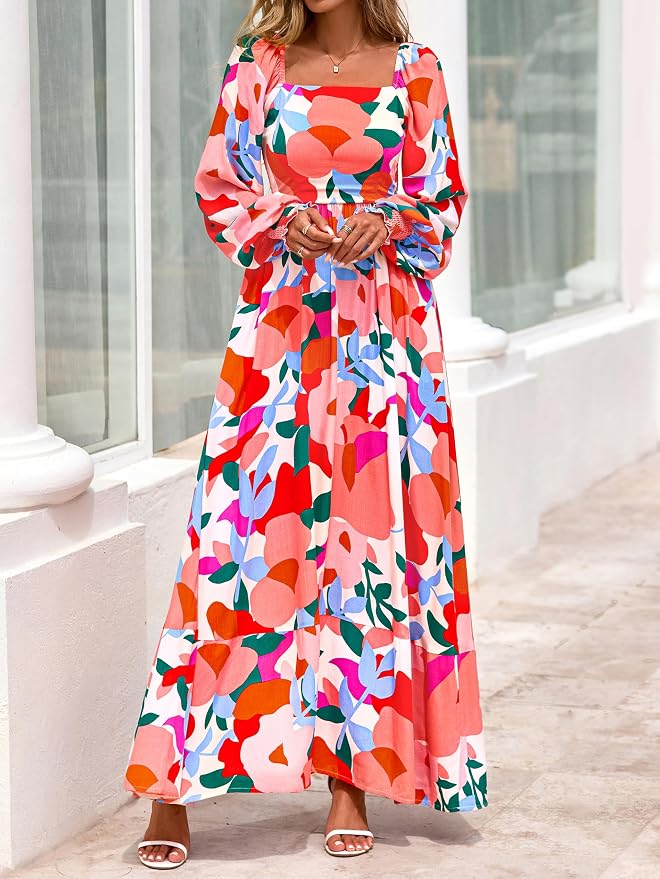 Floral Beige Multicolored