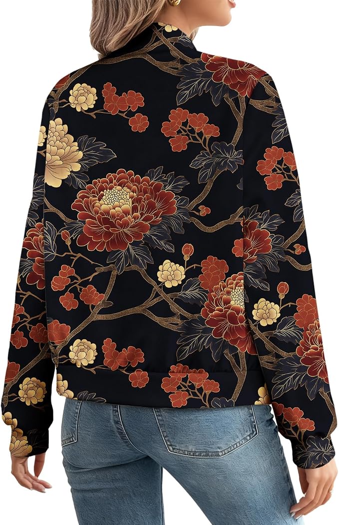 Flower Red Black