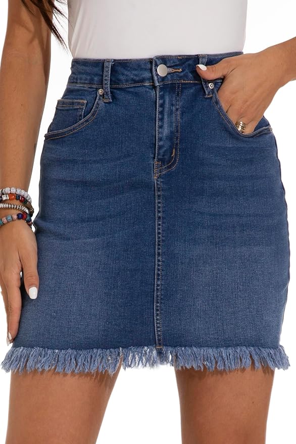 Raw Hem Blue