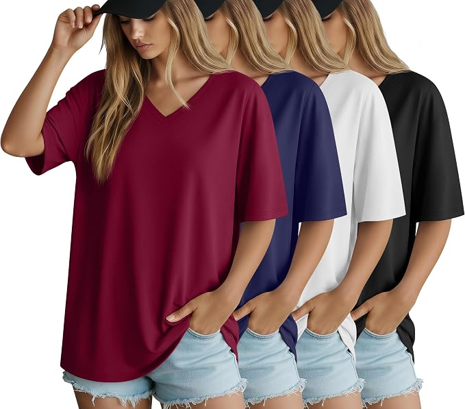 Black, White, Navy Blue, Wine Red