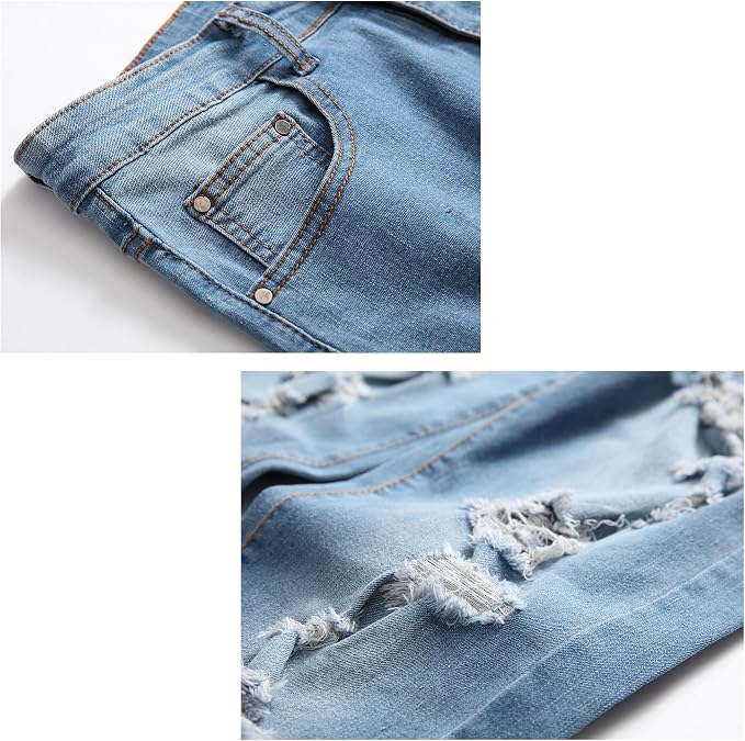 Ripped Light Blue