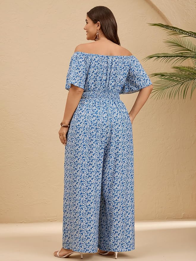 Blue Ditsy Floral