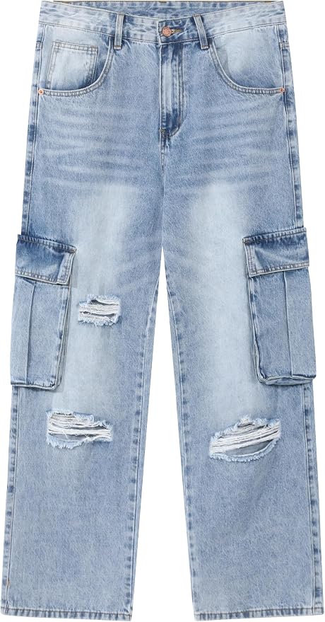 C#light Tinted Blue Ripped