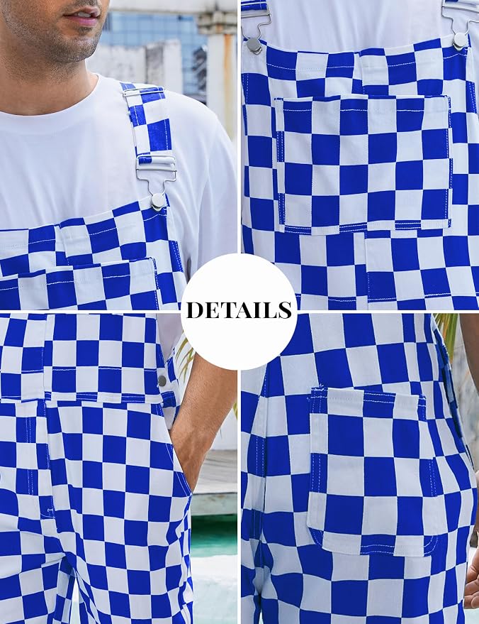 Blue and White Plaid