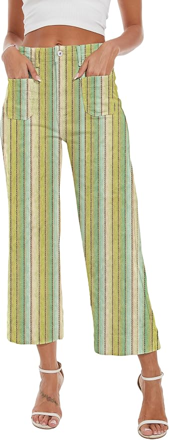 Light Green Striped