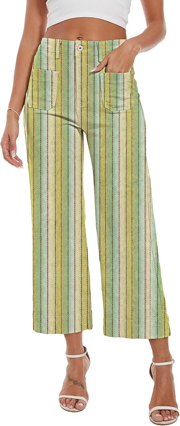 Light Green Striped