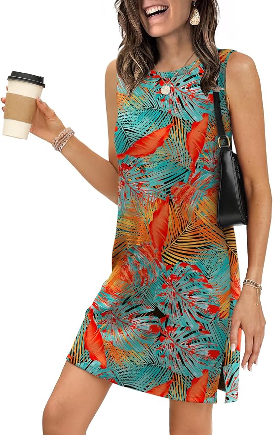 Floral Blue Orange