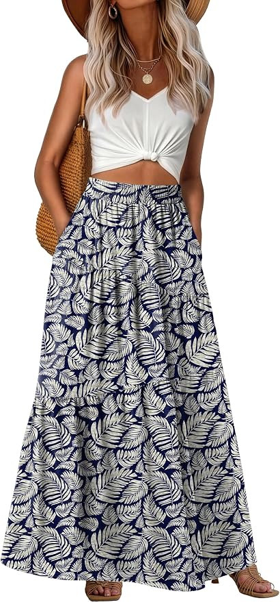 Dark Blue Palm Leaf