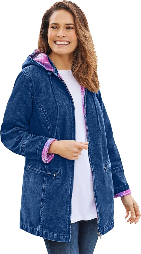 Medium Stonewash Plaid