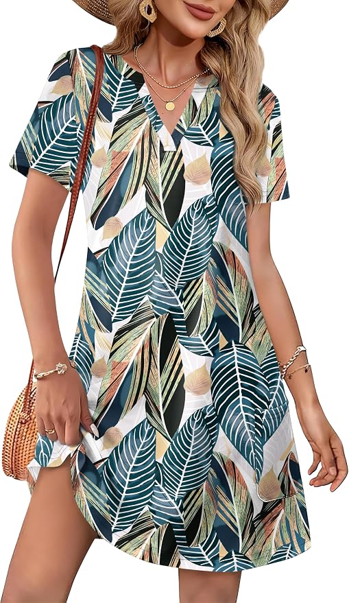 Floral Palm Leaf