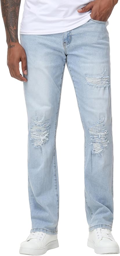 Light Blue Ripped