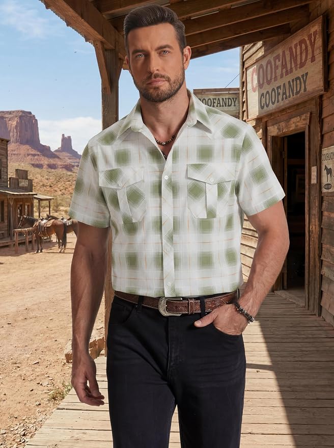 Green,white Plaid
