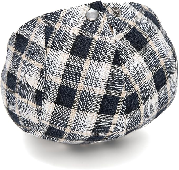 Plaid Black White