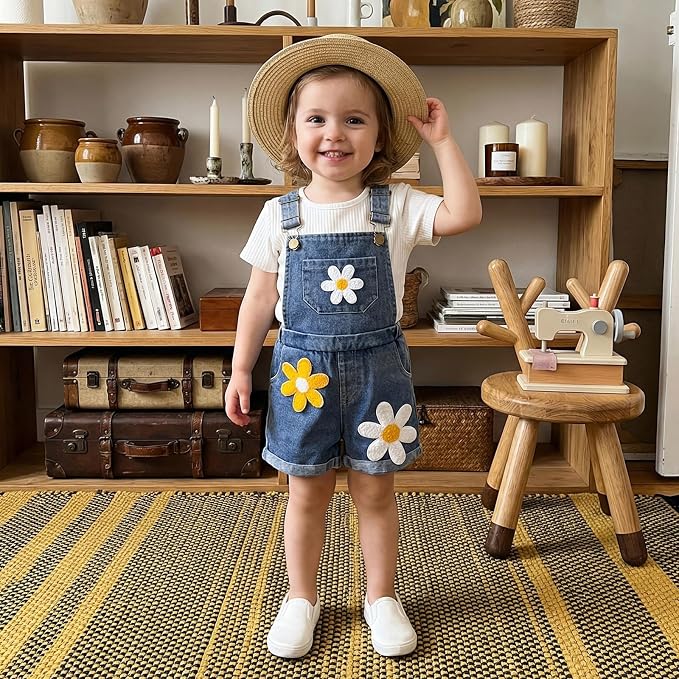 Denim-yellow Floral