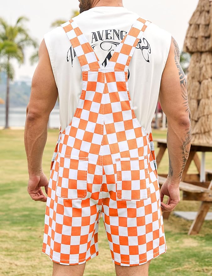 Orange Checkered
