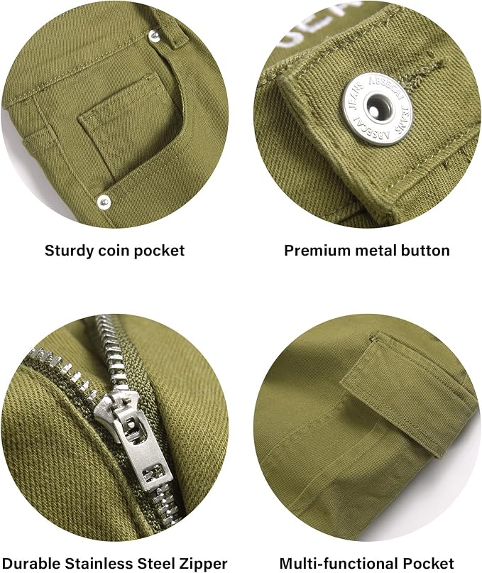 Avocado Green Regular Back Pocket