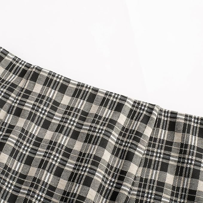 Plaid Apricot Black