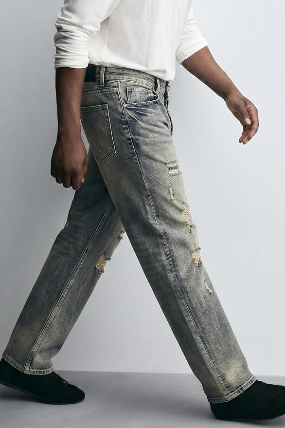 Medium Indigo Ripped
