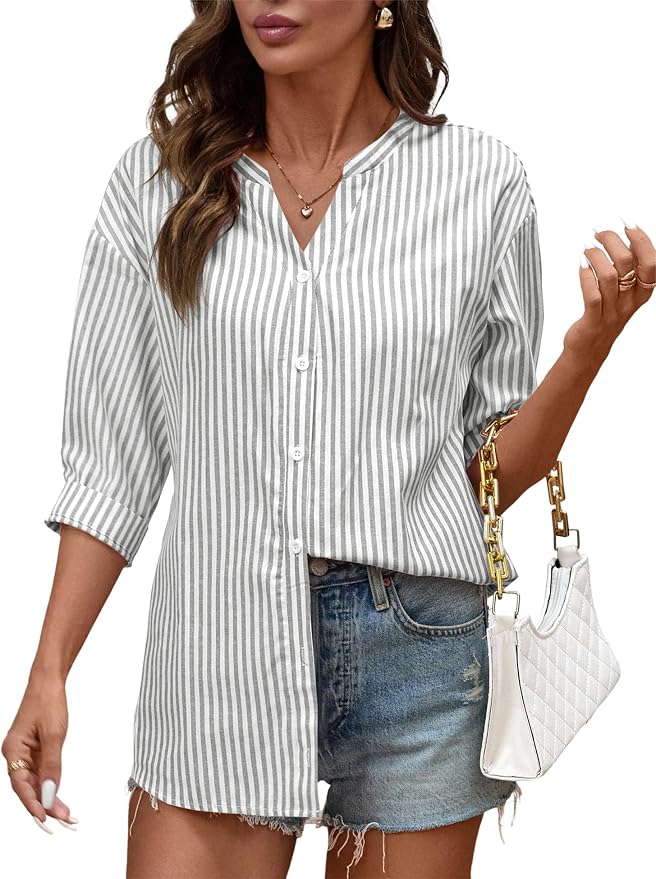 Dark Gray Striped