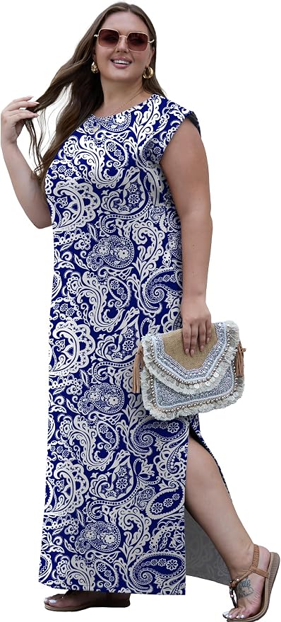 Fp-blue White Paisley