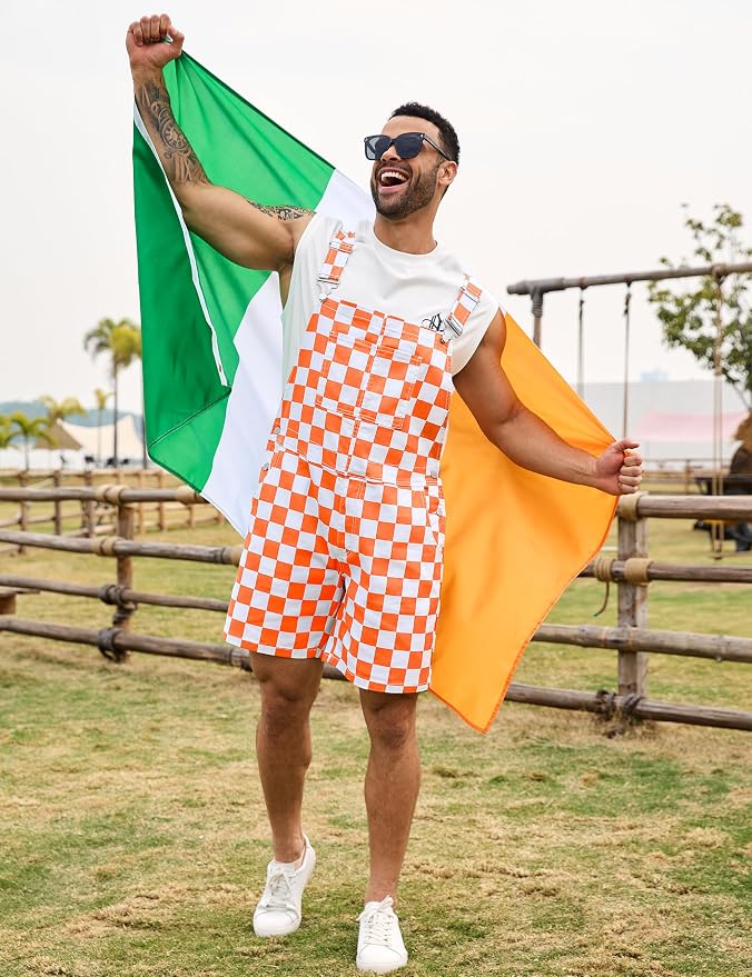 Orange Checkered